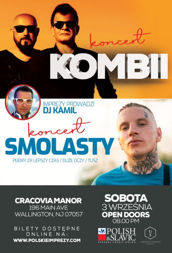 Koncert Kombii & Smolasty - Wallington NJ